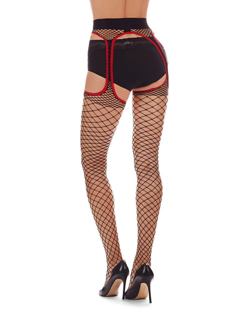 Sexy Fishnet Suspender Tights