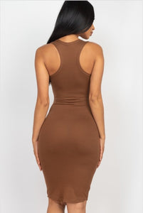 Be-Fitted Tank Midi Dress