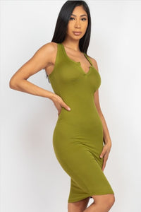 Be-Fitted Tank Midi Dress